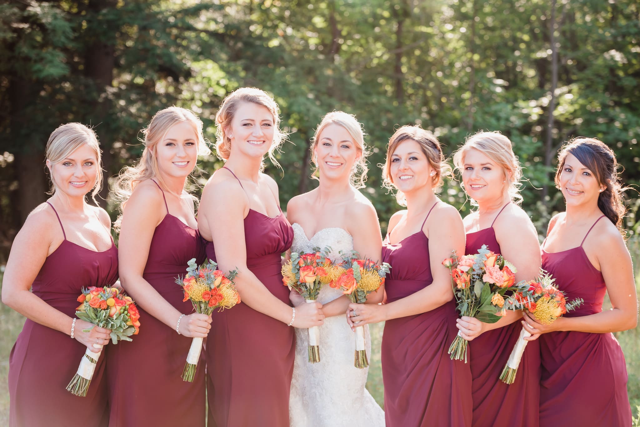 Plattsburgh Wedding LJ 5197 - Burgundy & Gold New York Wedding