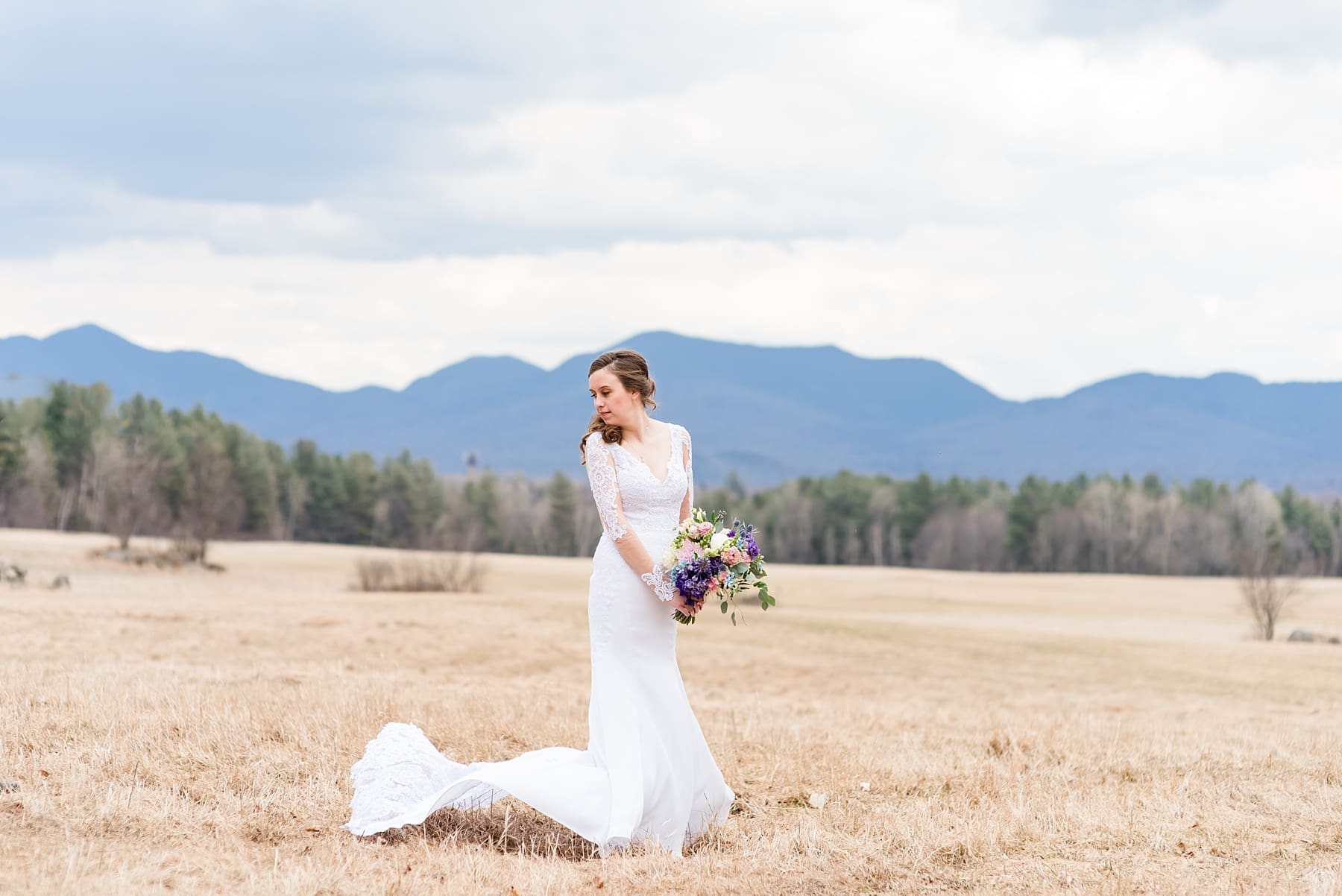 1AD_6390_LakePlacid_Wedding_CS Lake Placid winter wedding in March at on the shores of Mirror Lake photography by Julia Rebecca Photography