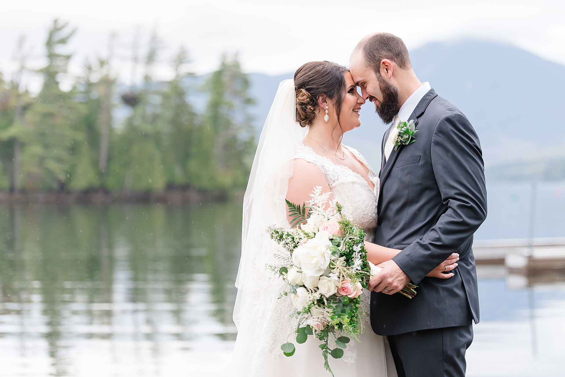Whiteface lodge spring wedding by Lake Placid