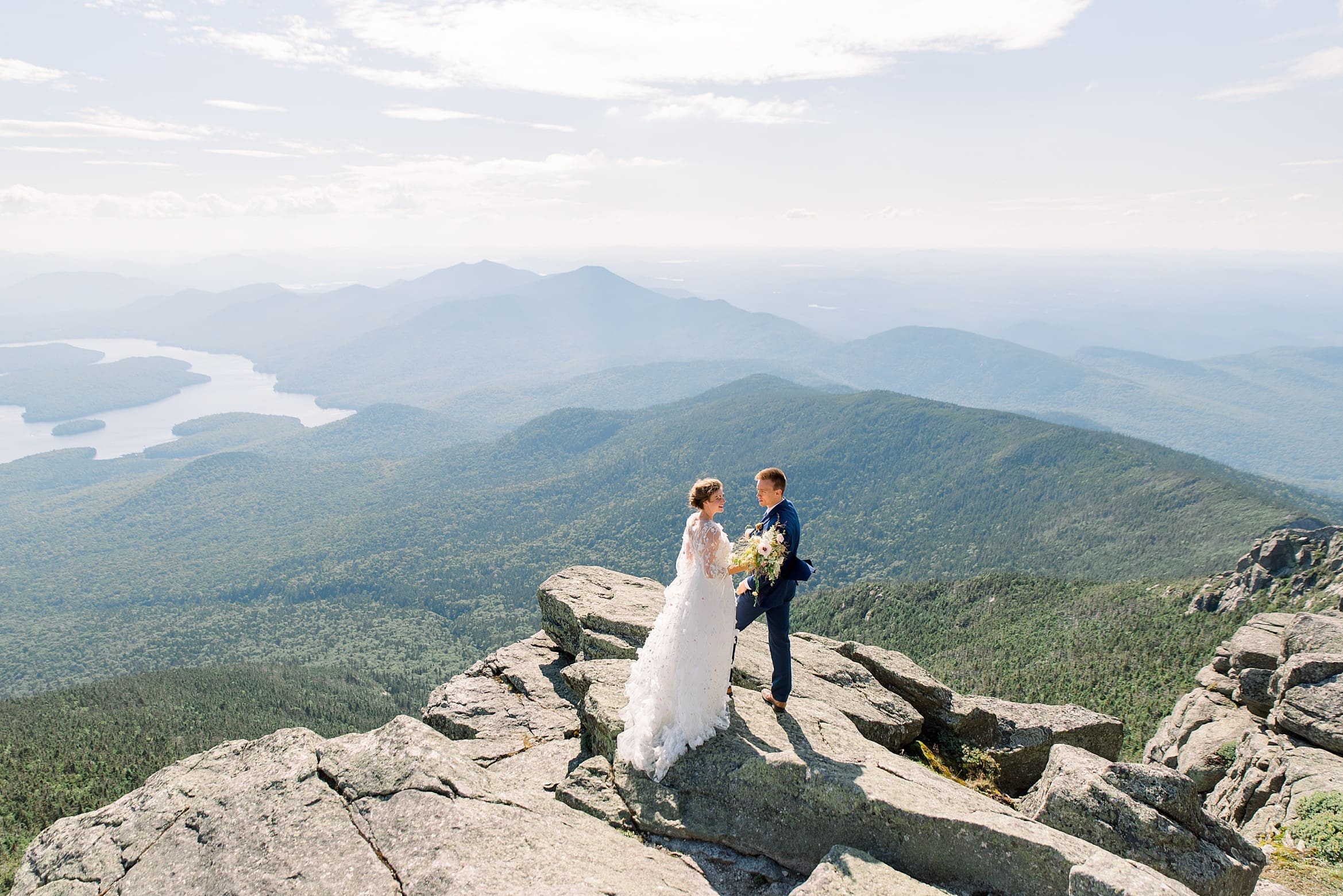 Julia_Rebecca_Photography_Whiteface_Wedding_Photos_0270 gorgeous bride and groom photos on the top of whiteface mountain in the summer